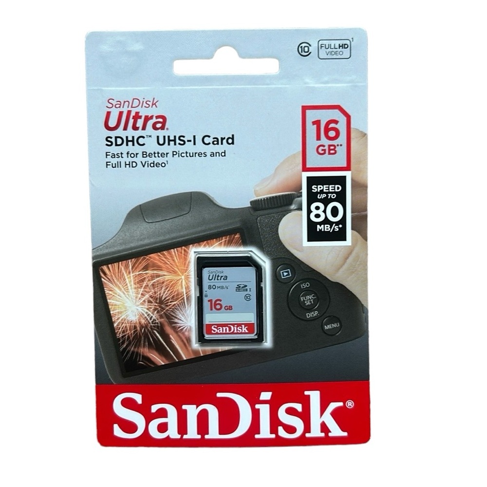 Sandisk Ultra 16gb SD card
